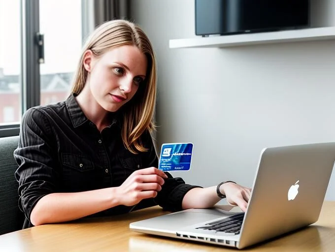 Girl with Card